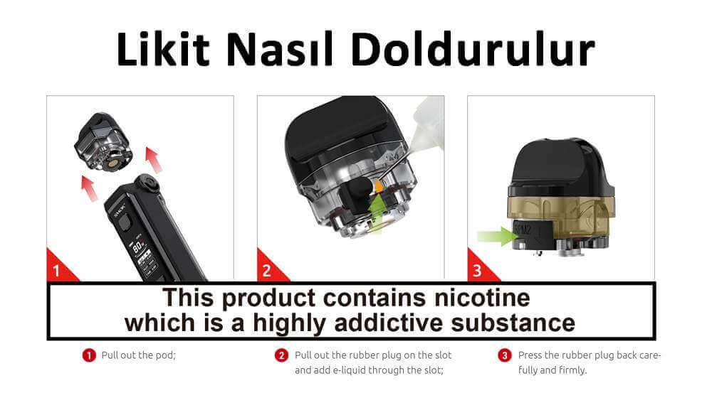 smok ipx 80 likit nasıl doldurulur